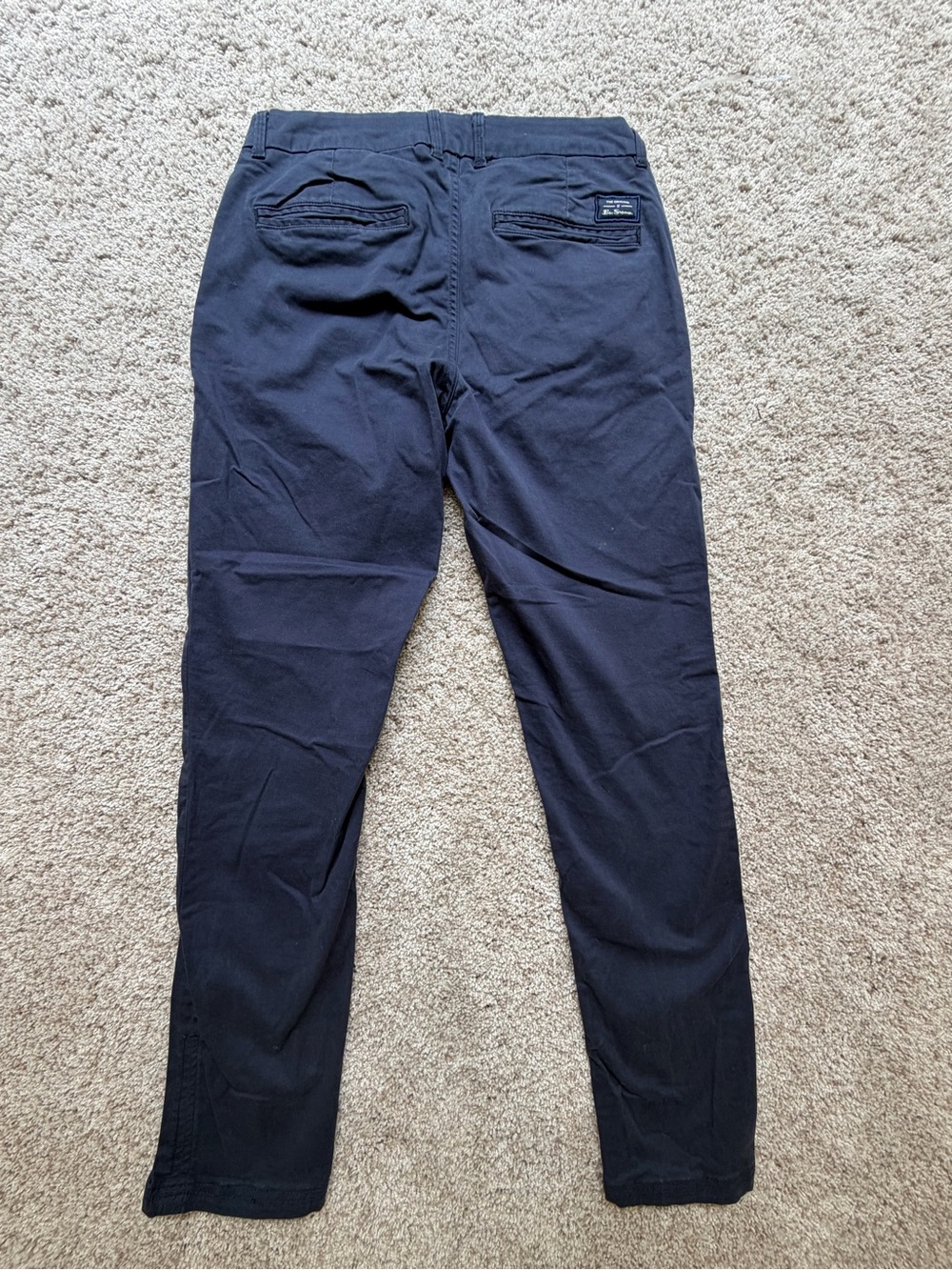 Ben Sherman Navy Men's Slim Casual Chinos